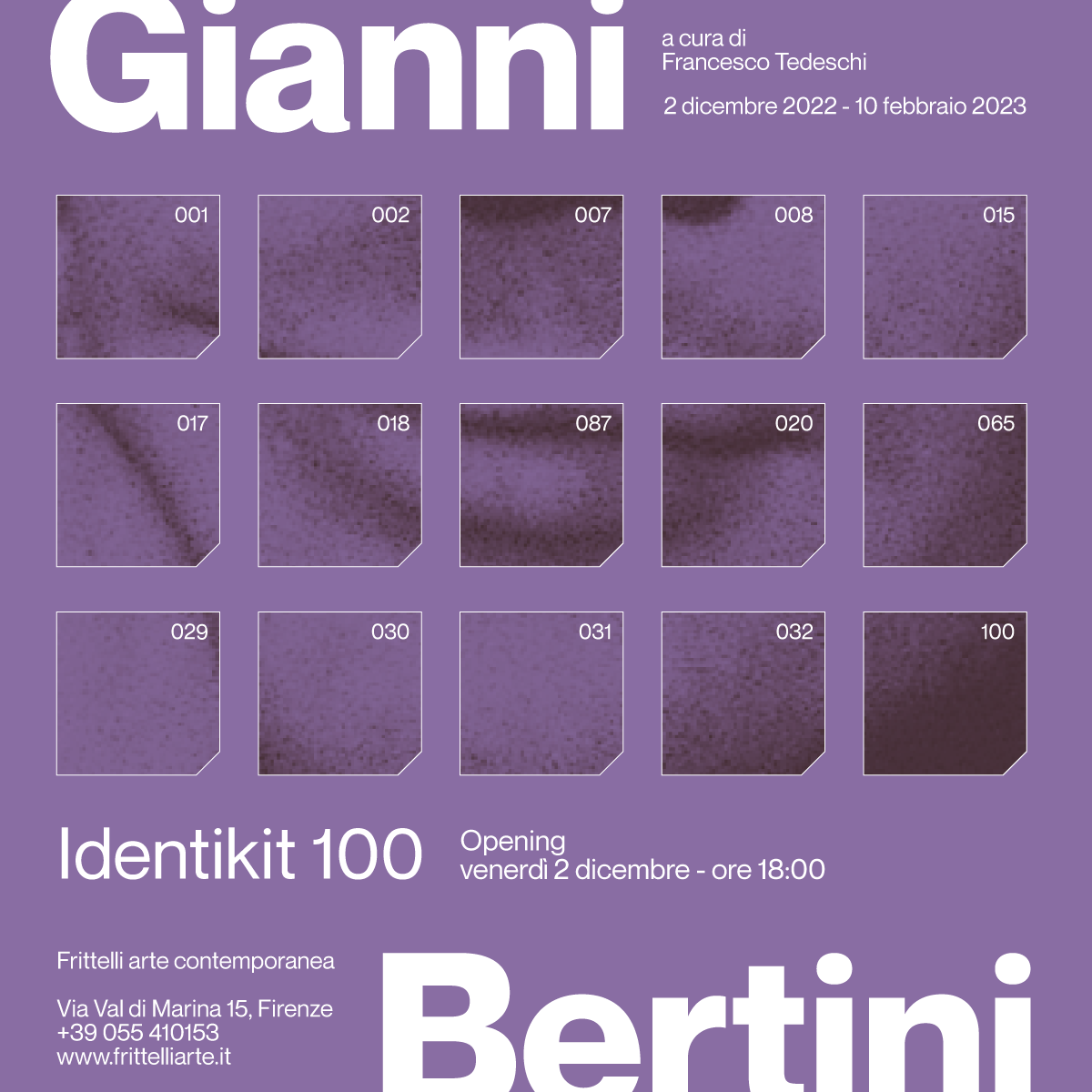 Gianni Bertini – Identikit 100